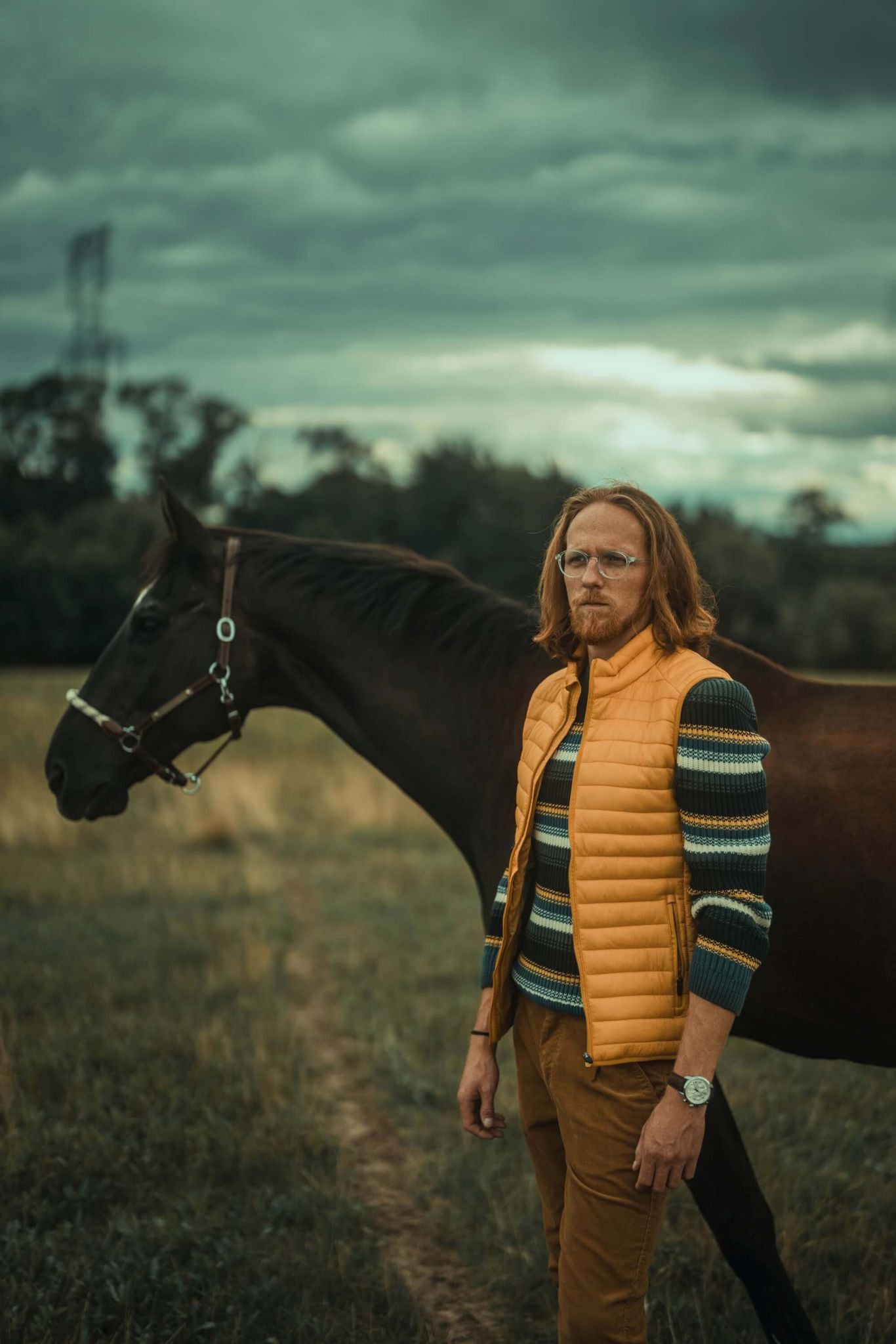 Bavlnený prúžkovaný pulóver