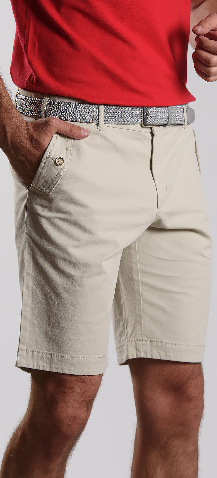 Béžové krátke nohavice