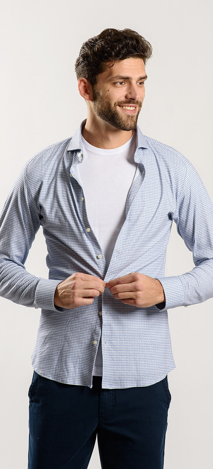 Biele bavlnené tričko pod košeľu