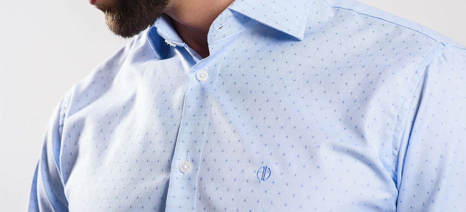 Bledomodrá Extra Slim Fit košeľa