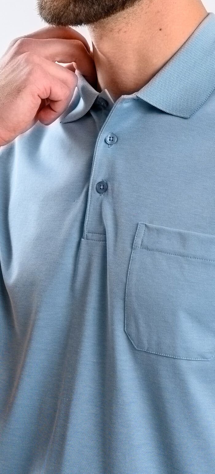 Bledozelená polokošeľa