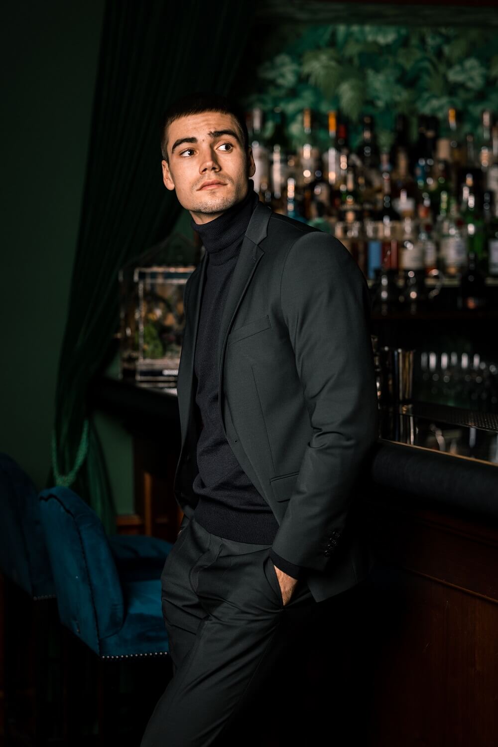 Čierne Basic oblekové sako