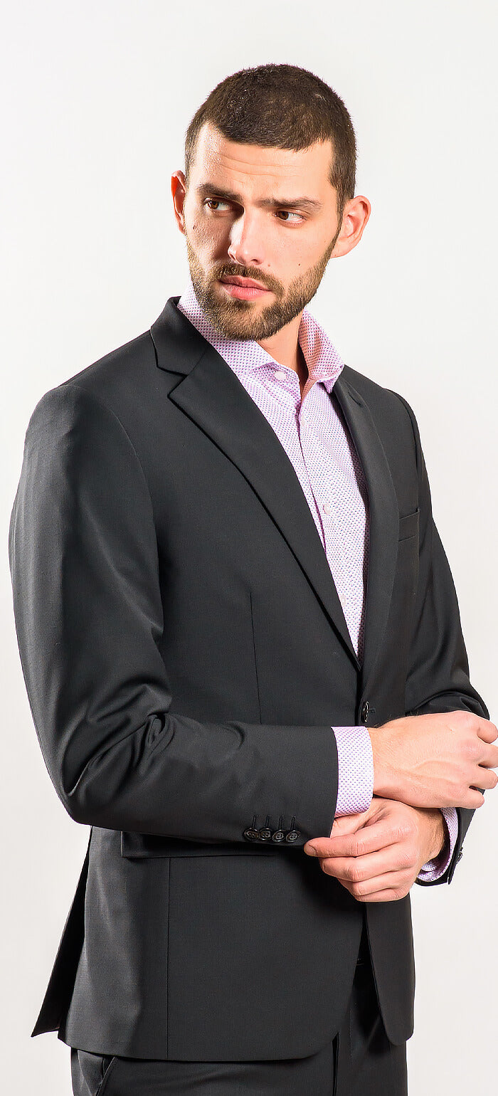 Čierne Basic oblekové sako