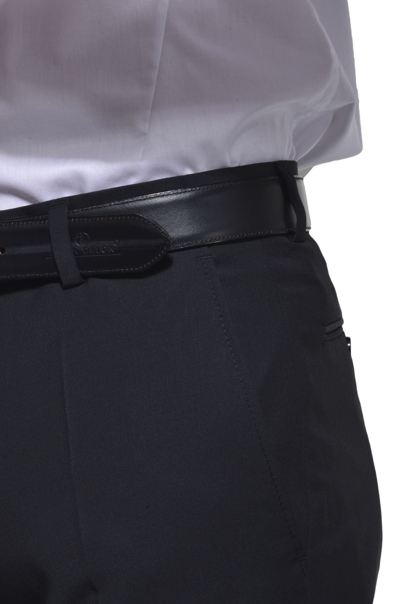 Čierne oblekové nohavice