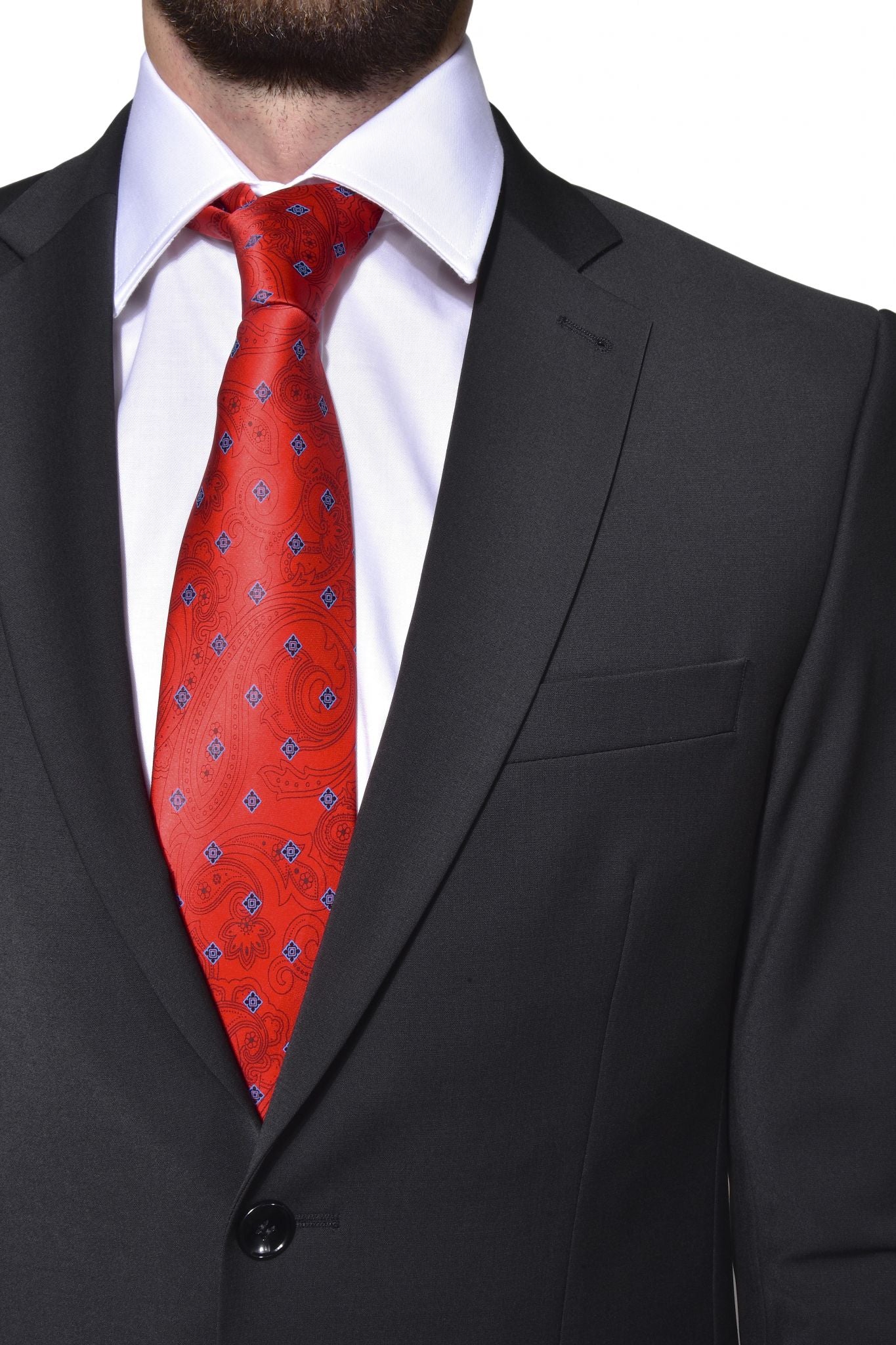 Čierny Slim Fit oblek