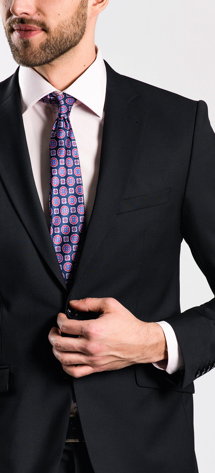 Čierny Slim Fit oblek