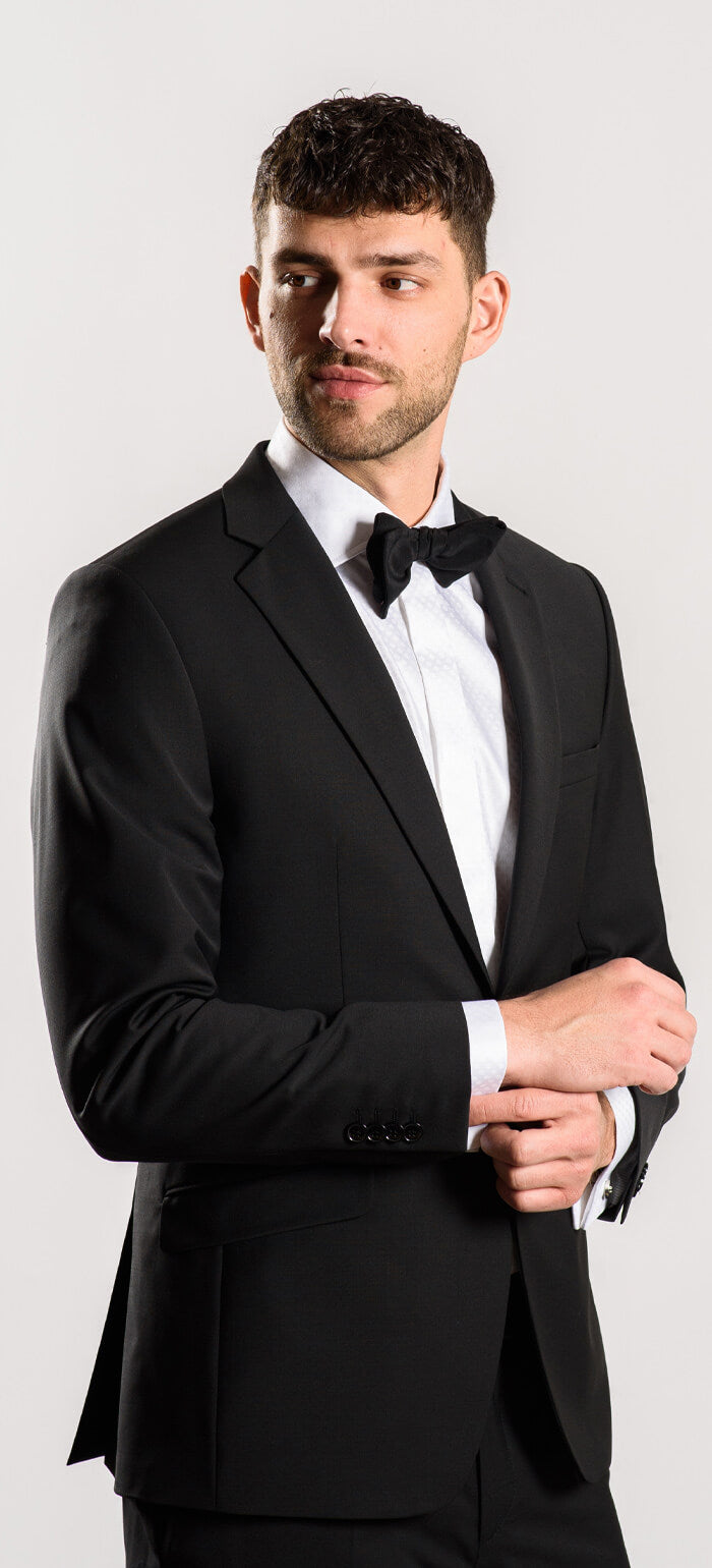 Čierny Slim Fit oblek