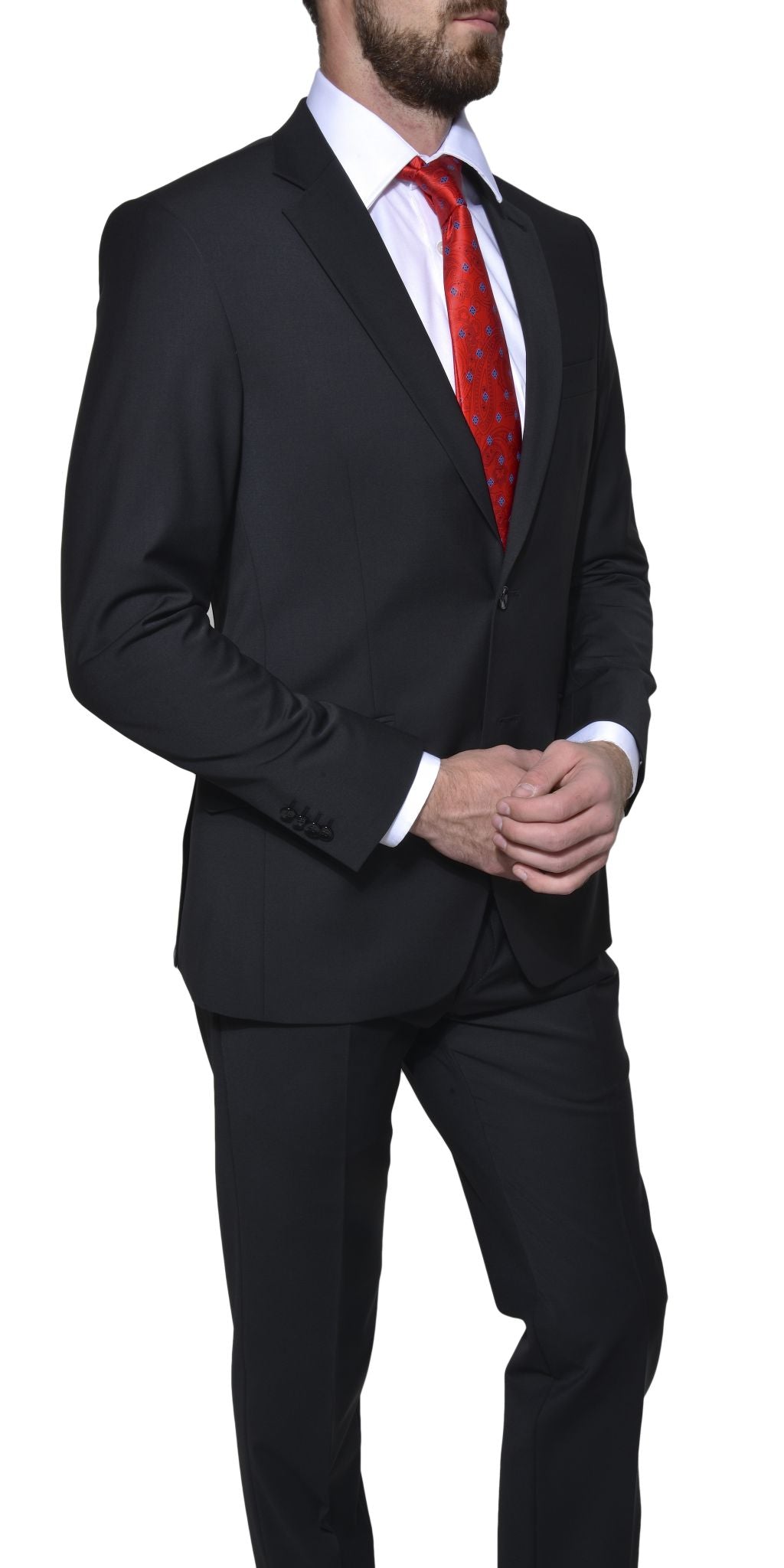 Čierny Slim Fit oblek