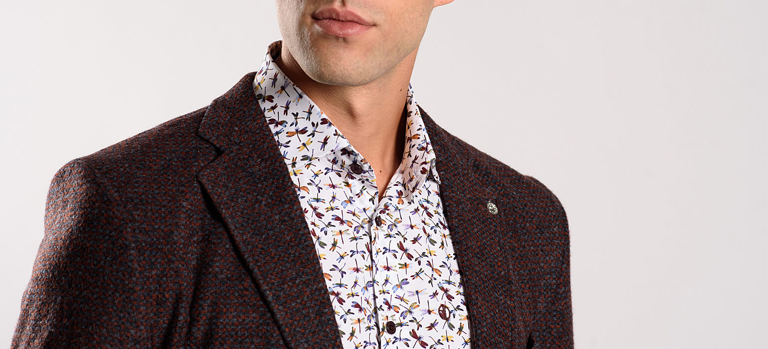 Hnedé jesenné sako