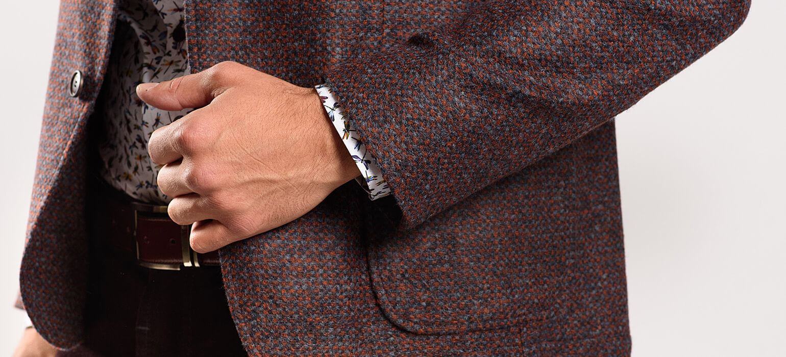 Hnedé jesenné sako