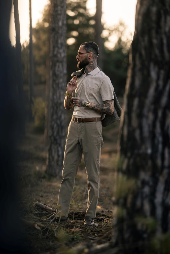 Hnedé štrukturované sako