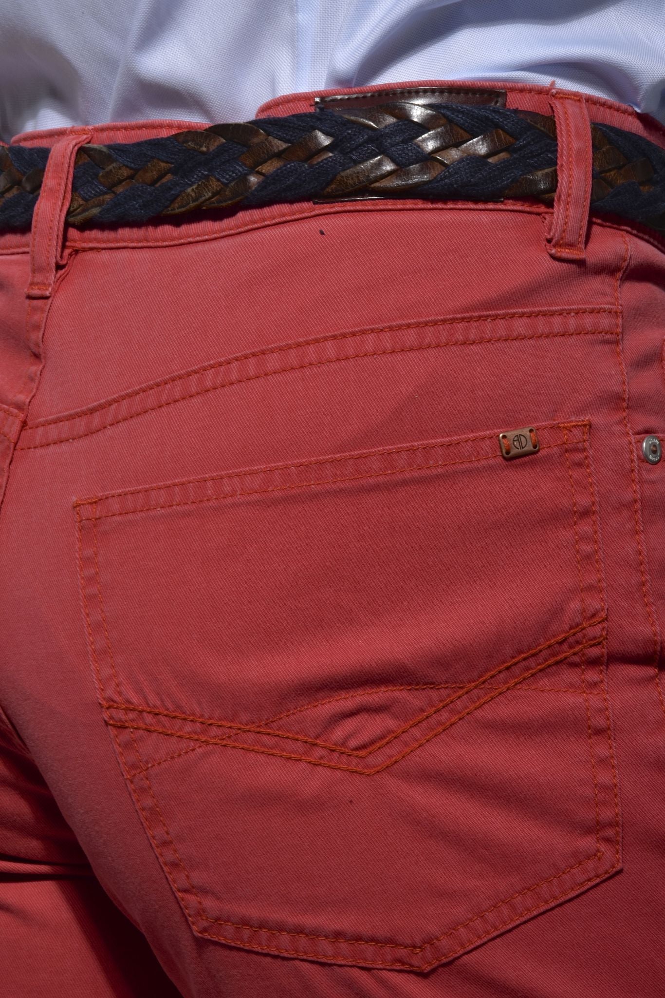 Jahodové voľnočasové nohavice