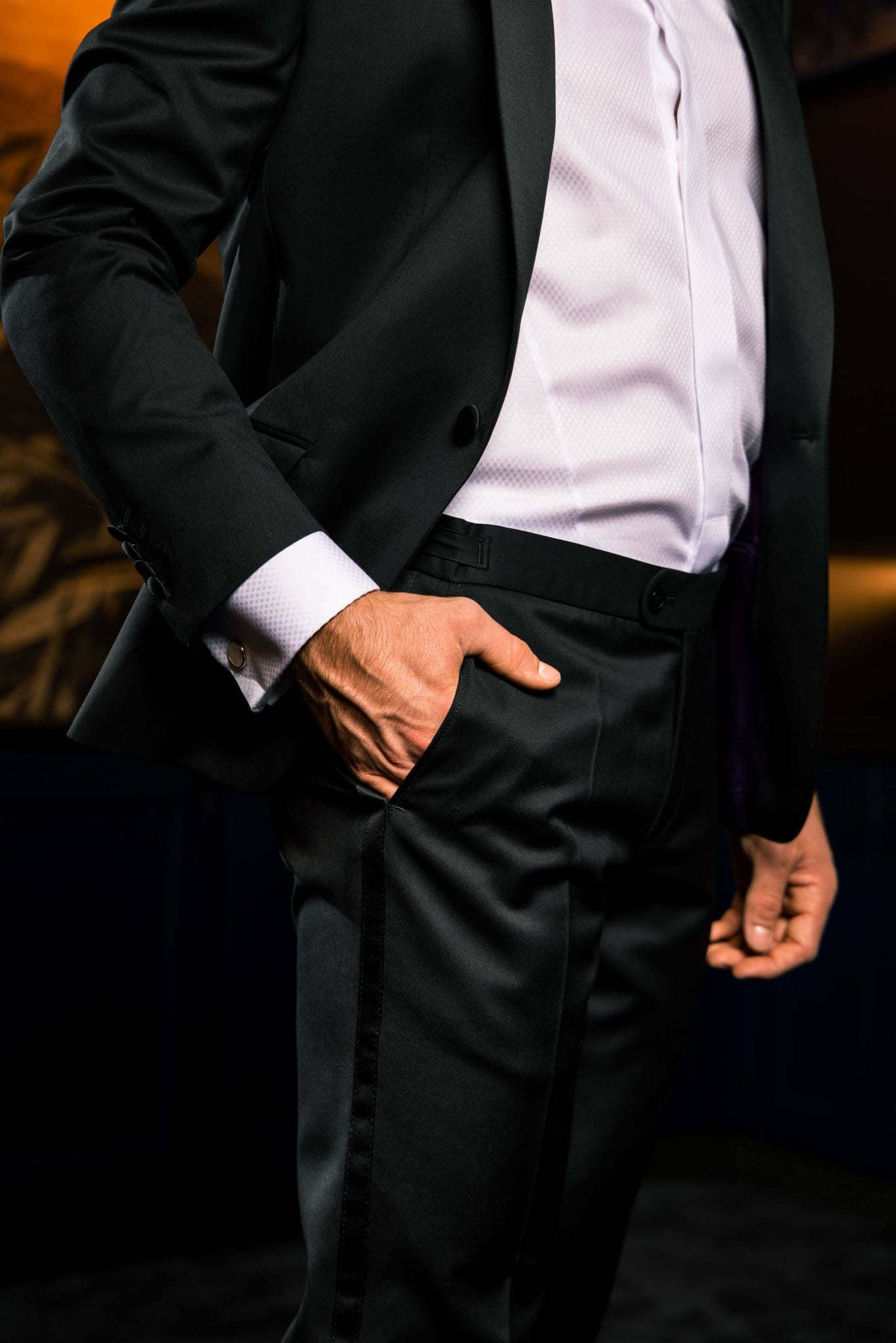 LIMITED EDITION Biela spoločenská Extra Slim Fit košeľa