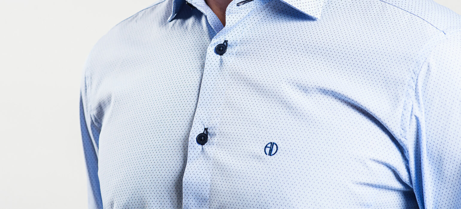 Modrá Extra Slim Fit košeľa