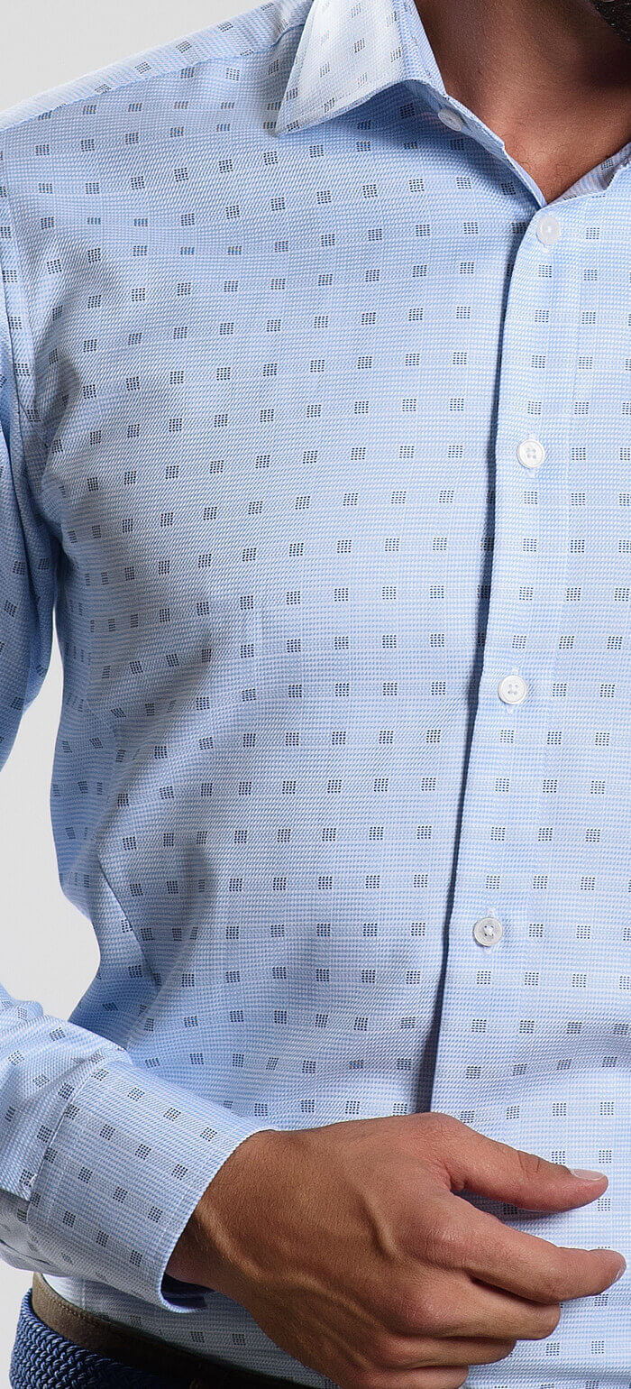 Modrá Slim Fit košeľa