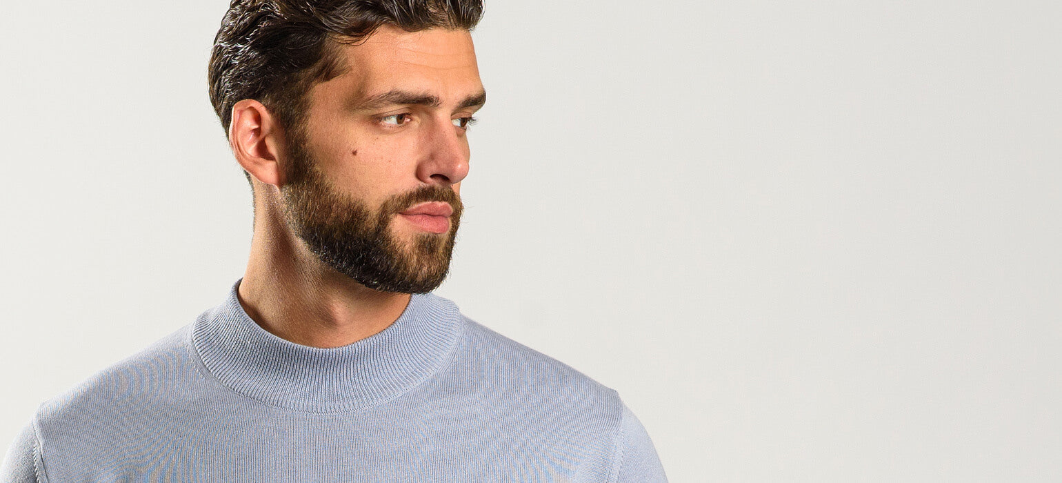 Šedomodrý polorolák