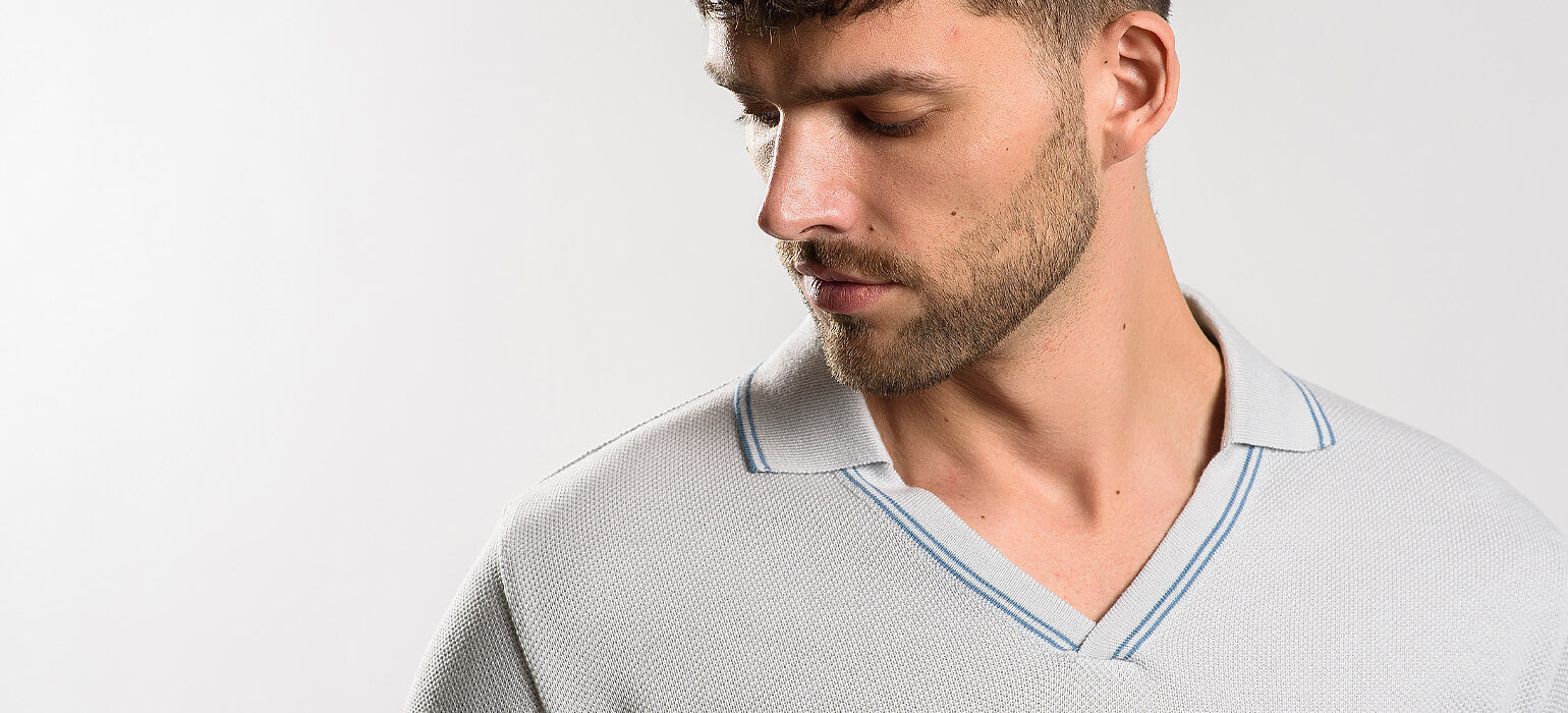 Šedý bavlnený pulóver