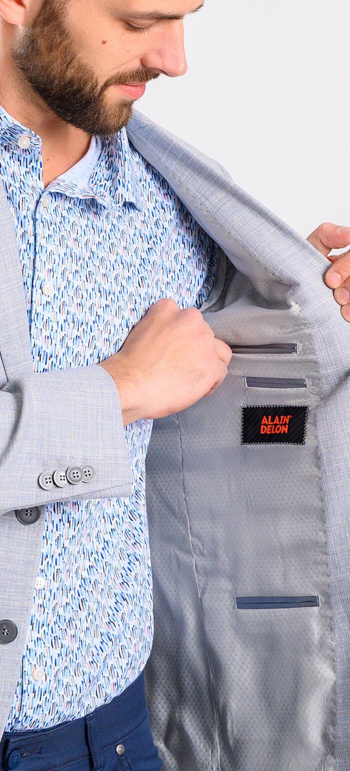 Sivé ľahké sako - XL veľkosti