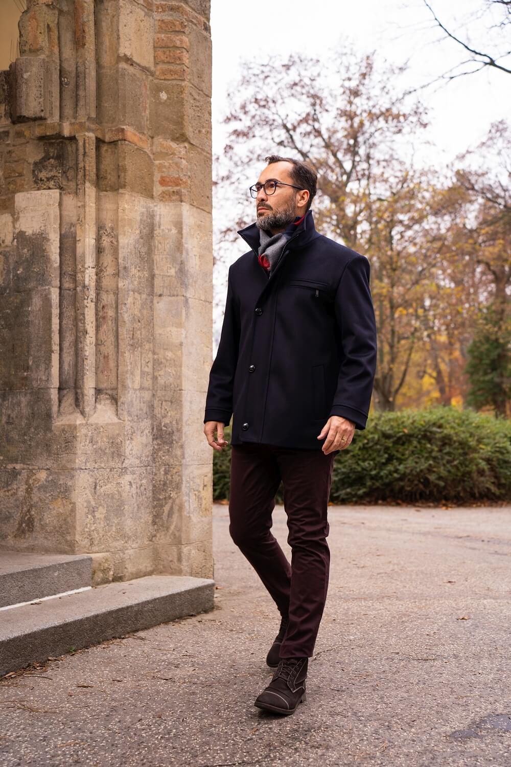 Tmavohnedé bavlnené džínsy