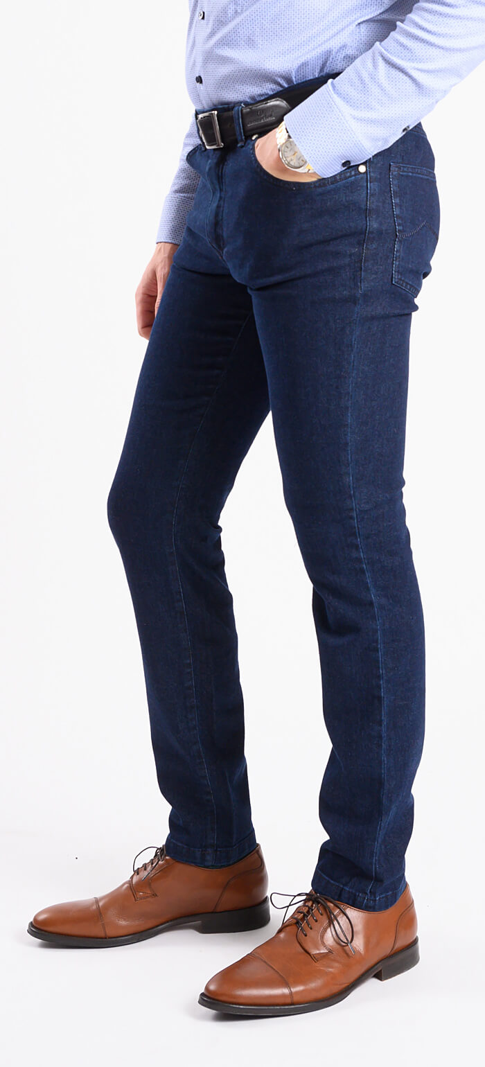 Tmavomodré džínsy