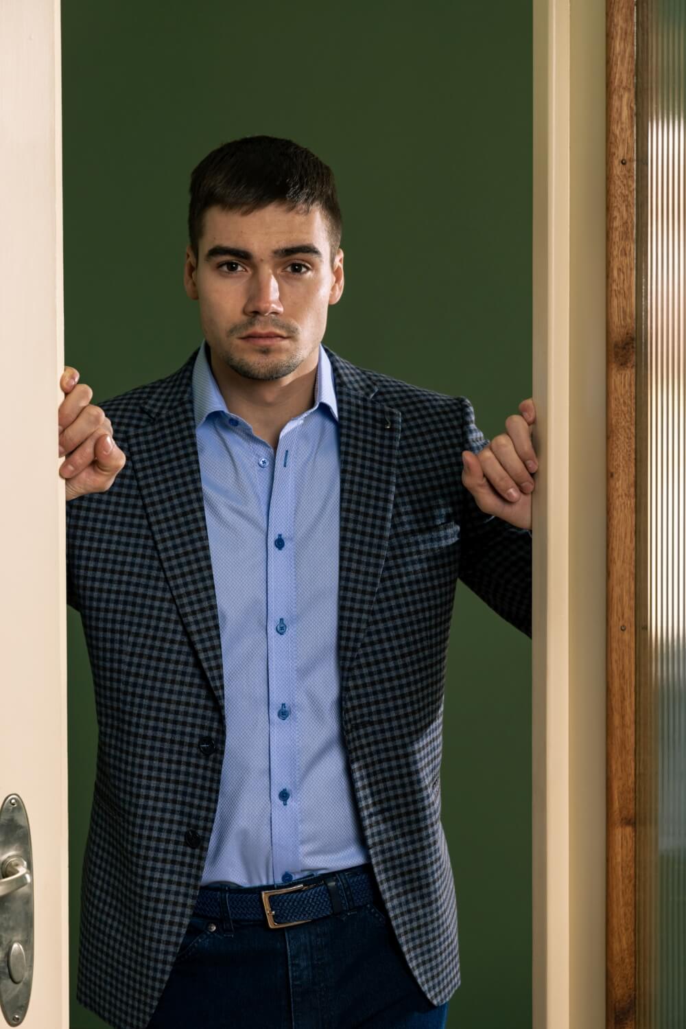 Tmavomodré džínsy