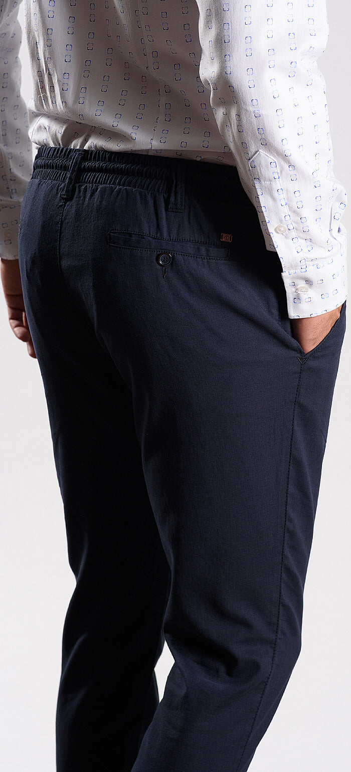 Tmavomodré letné nohavice