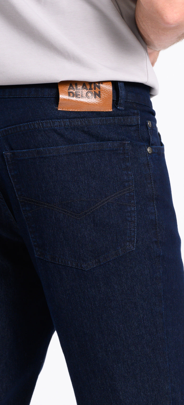 Tmavomodré voľnočasové nohavice