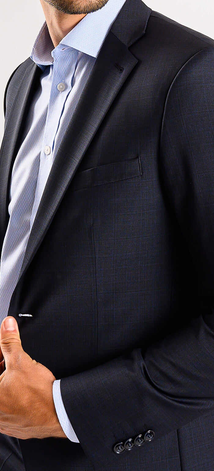 Tmavošedý Slim Fit oblek