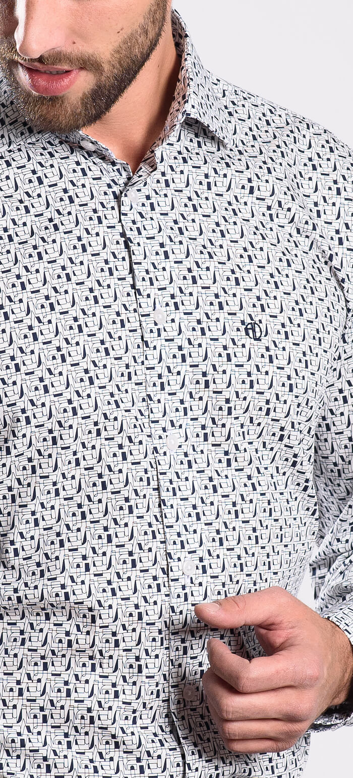 Voľnočasová Slim Fit košeľa