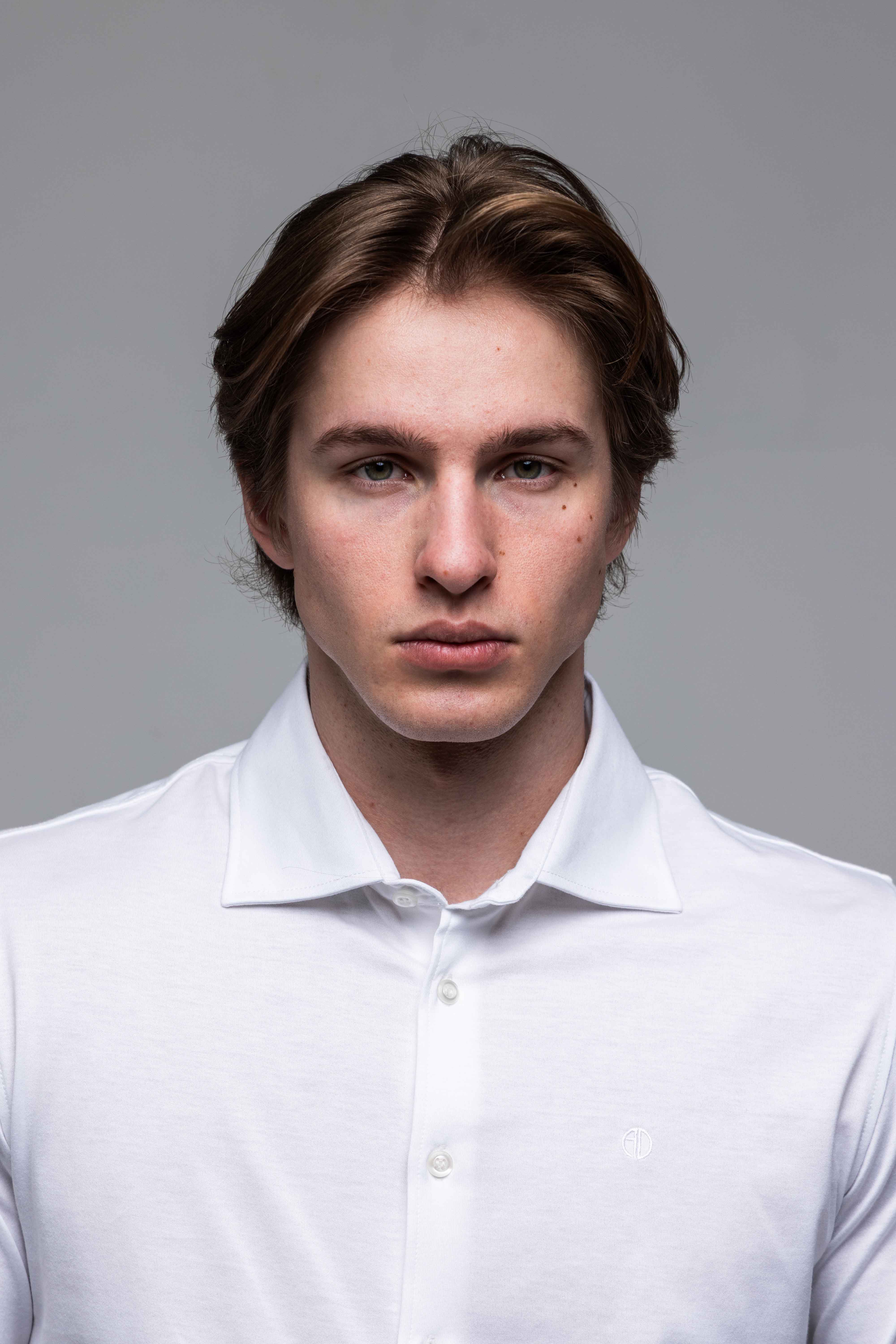 Biela strečová Extra Slim Fit košeľa