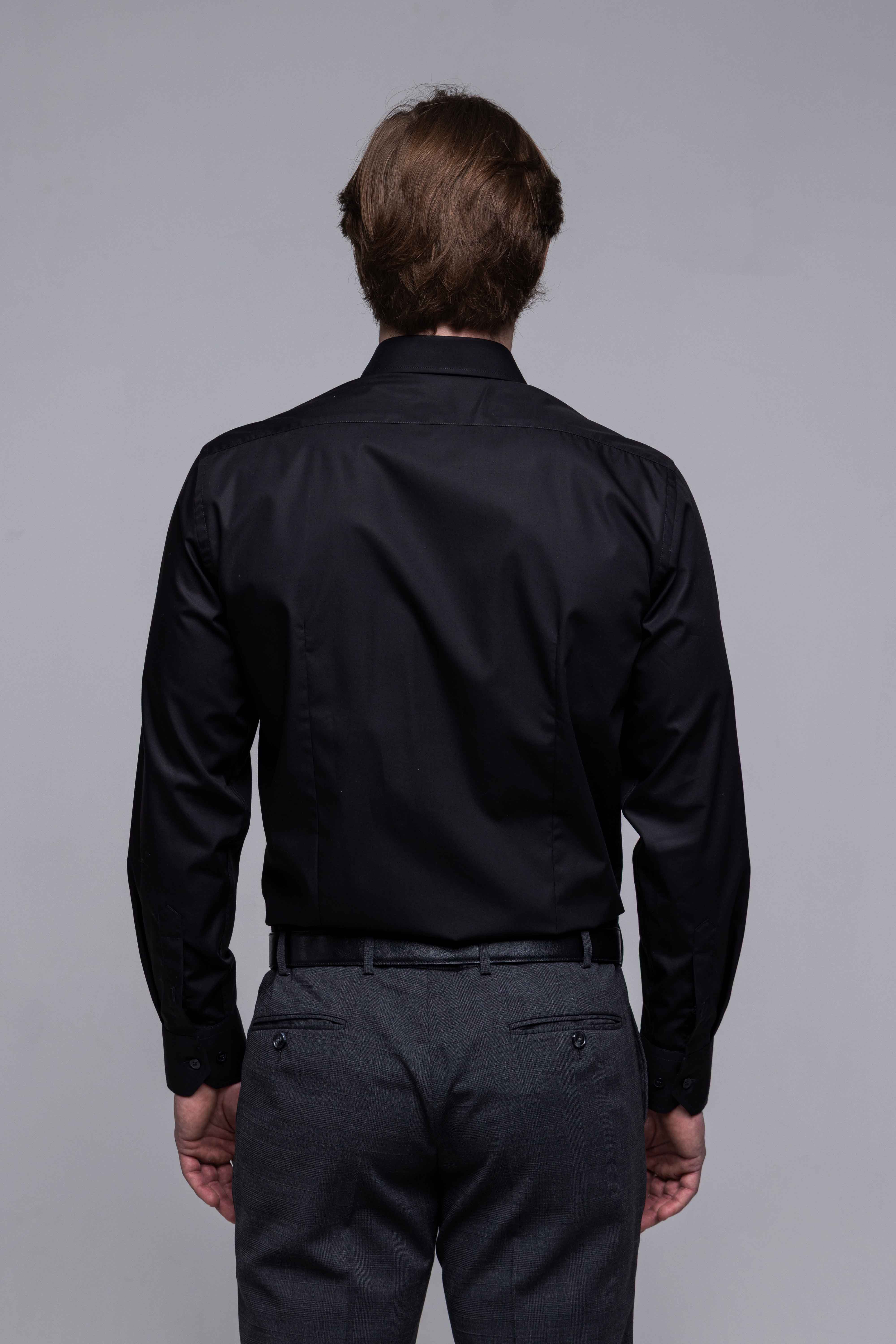 Čierna Slim Fit košeľa