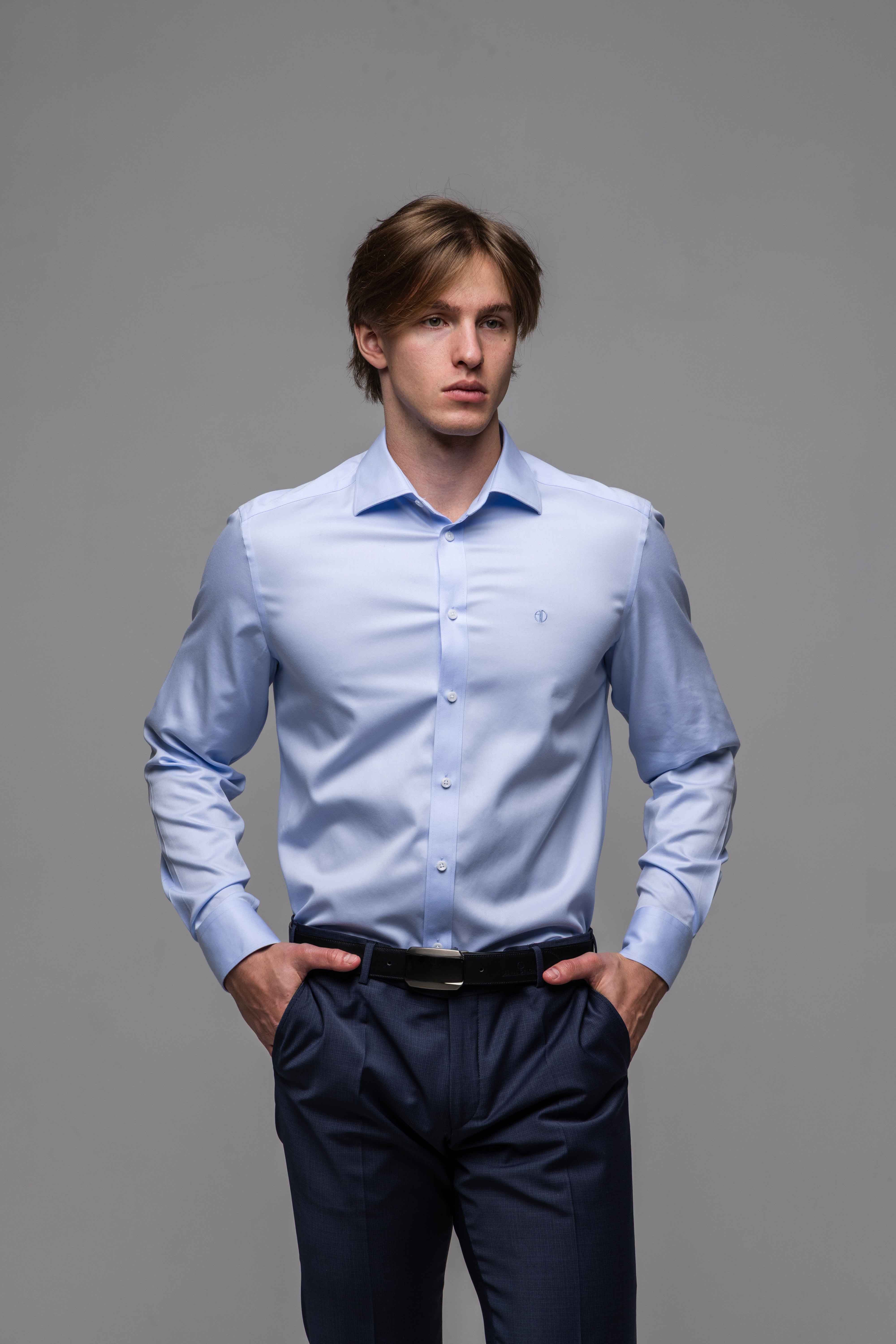 Modrá Extra Slim Fit košeľa