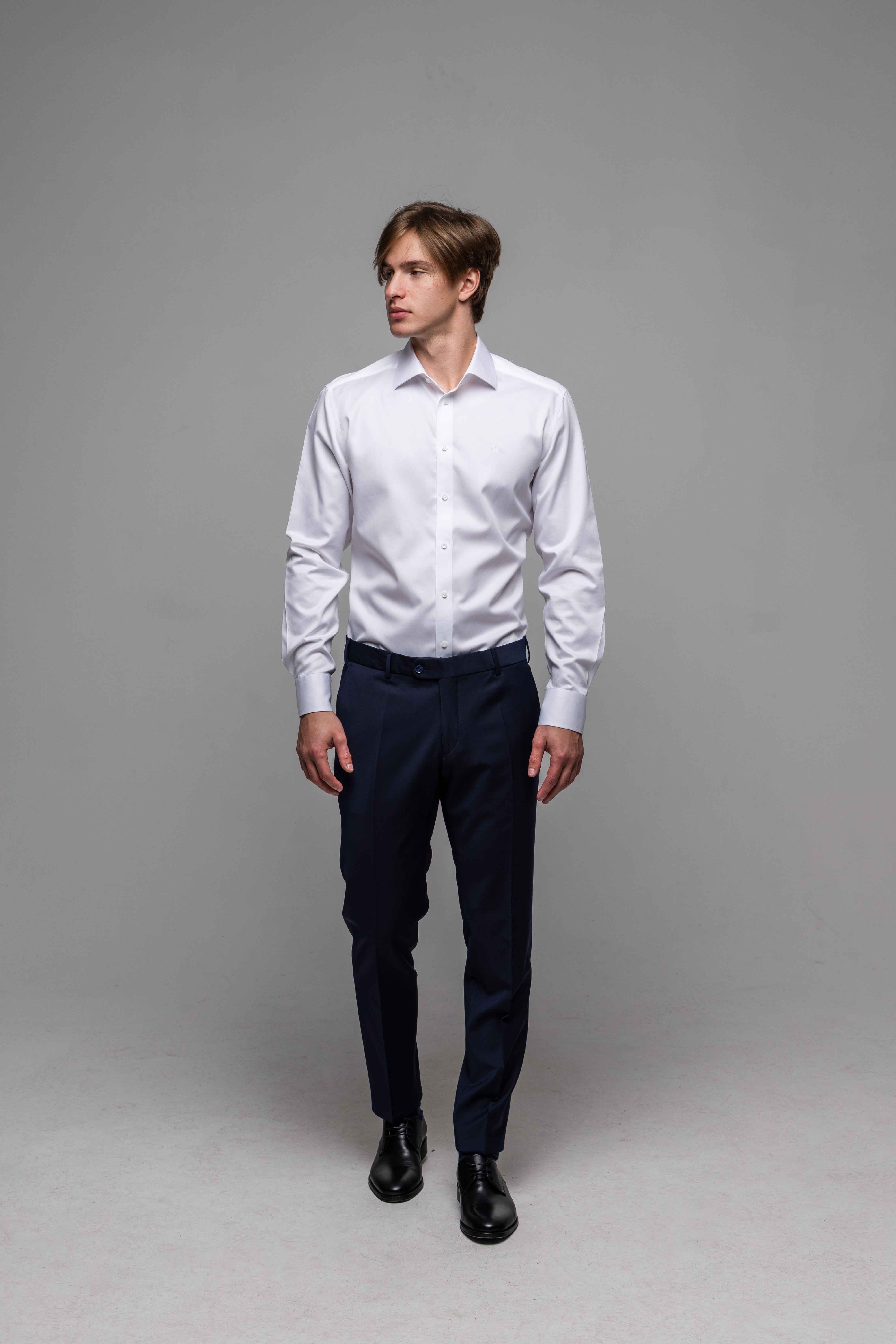 Biela Extra Slim Fit košeľa