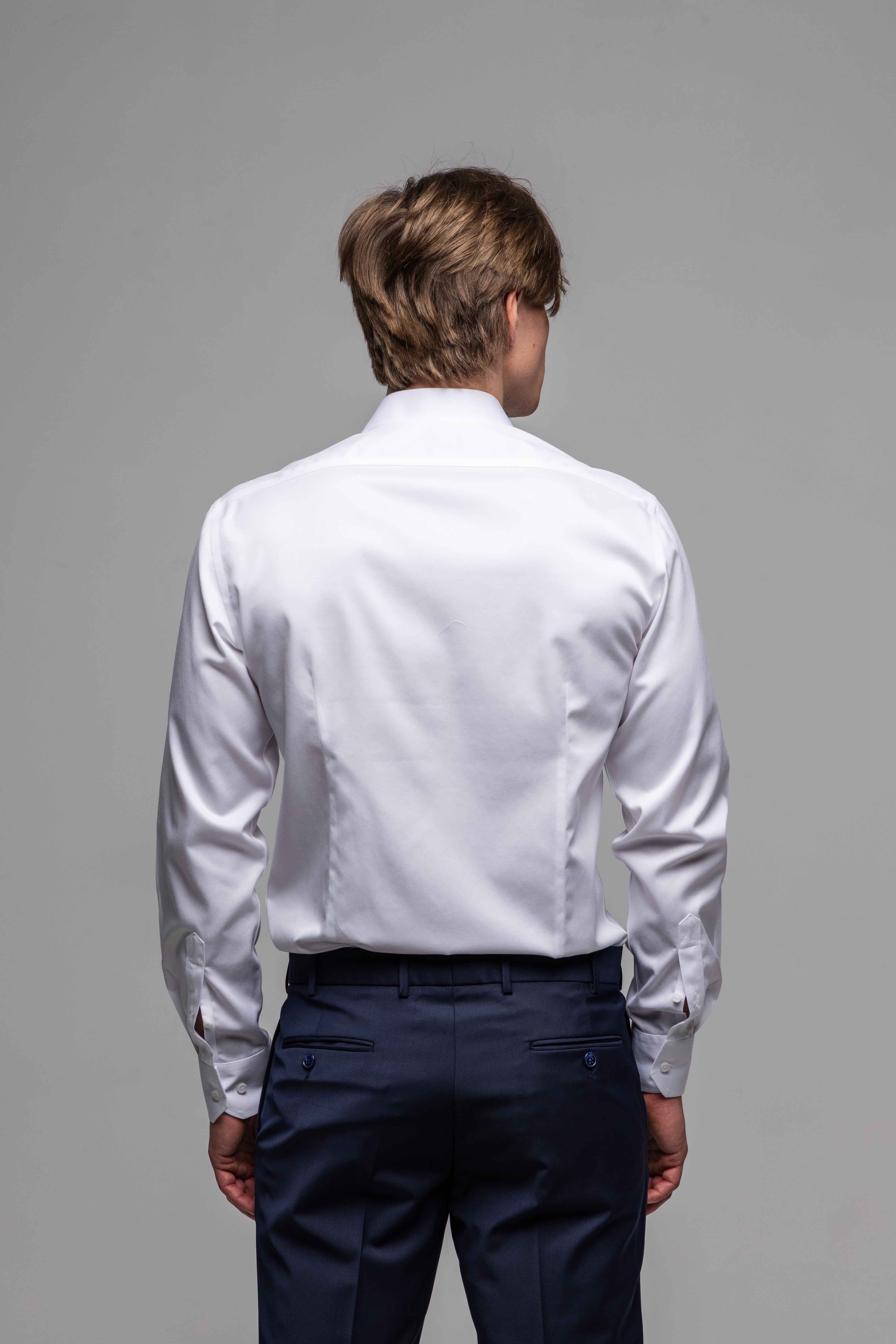 Biela Extra Slim Fit košeľa