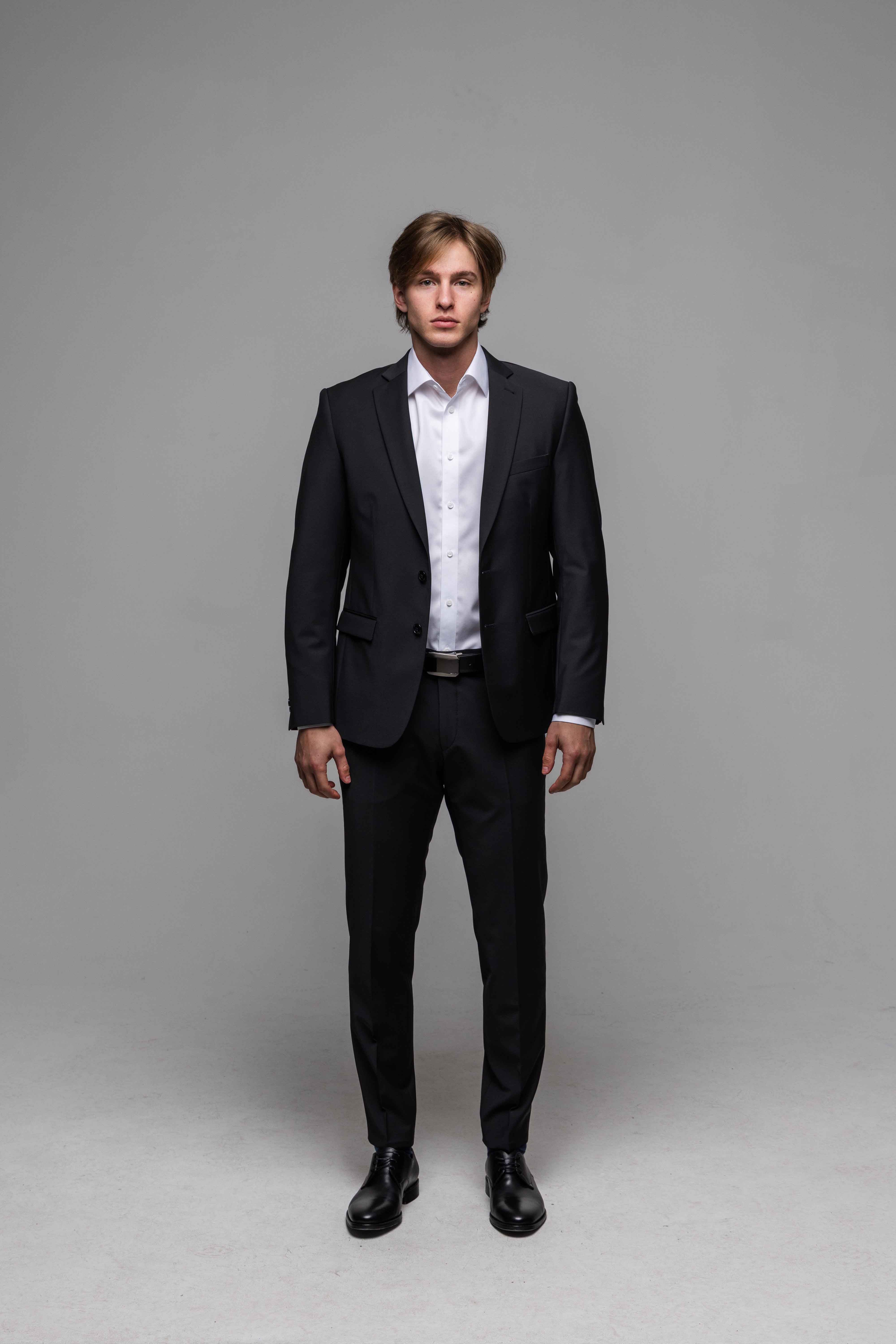 Čierne Basic oblekové sako