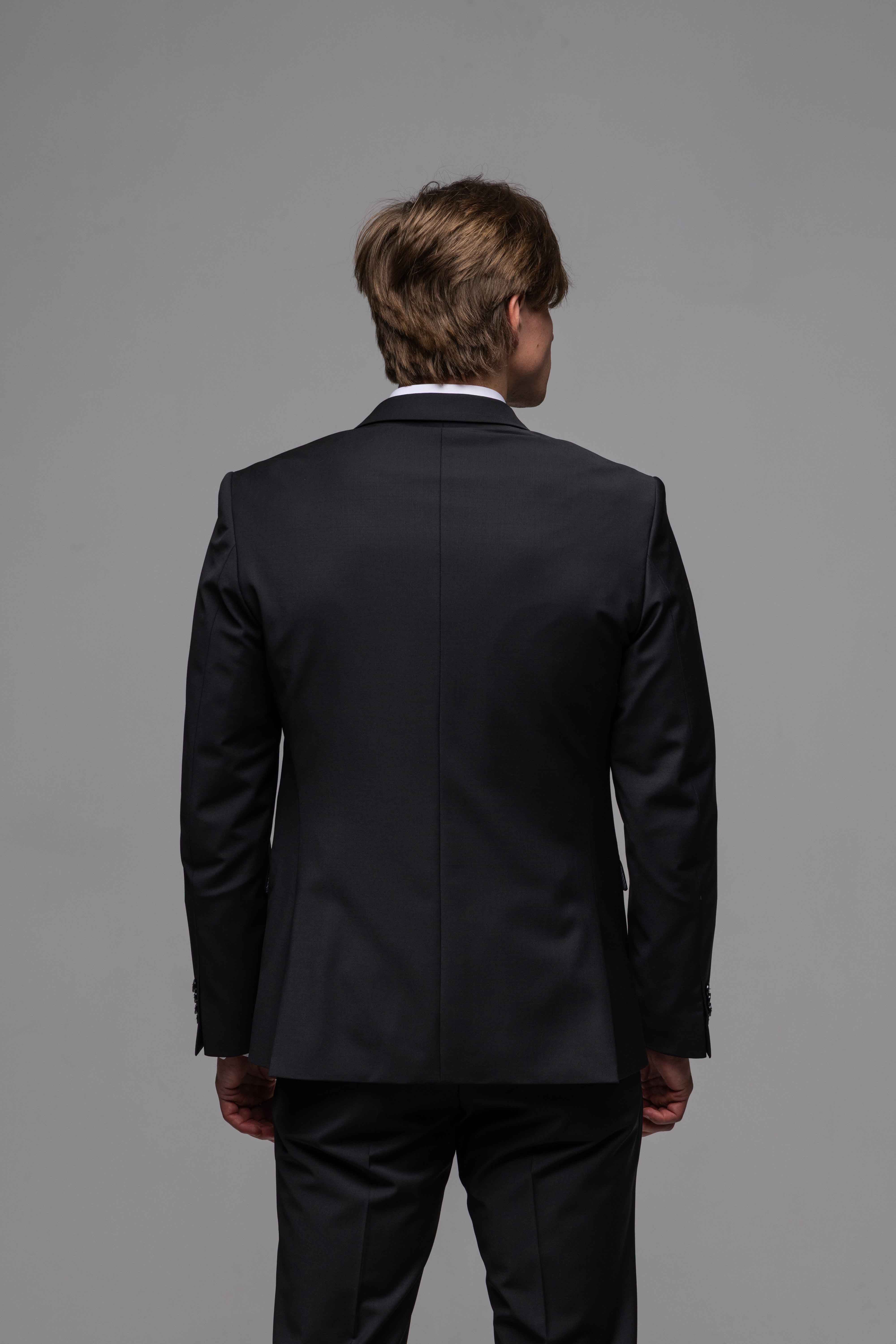 Čierne Basic oblekové sako