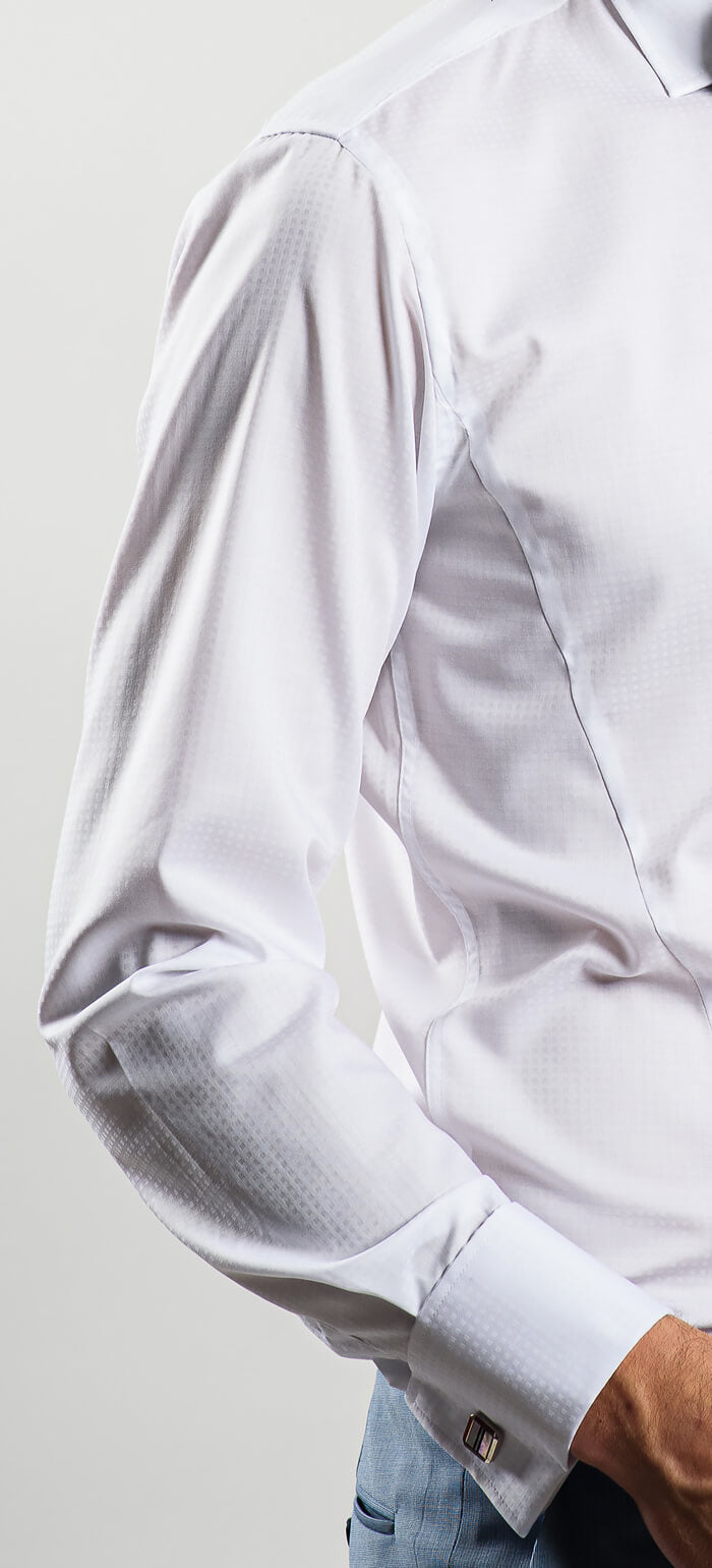 Biela spoločenská Extra Slim Fit košeľa