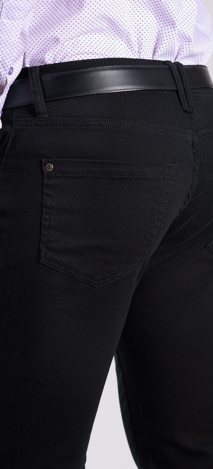 Čierne Ultra Slim Fit džínsy