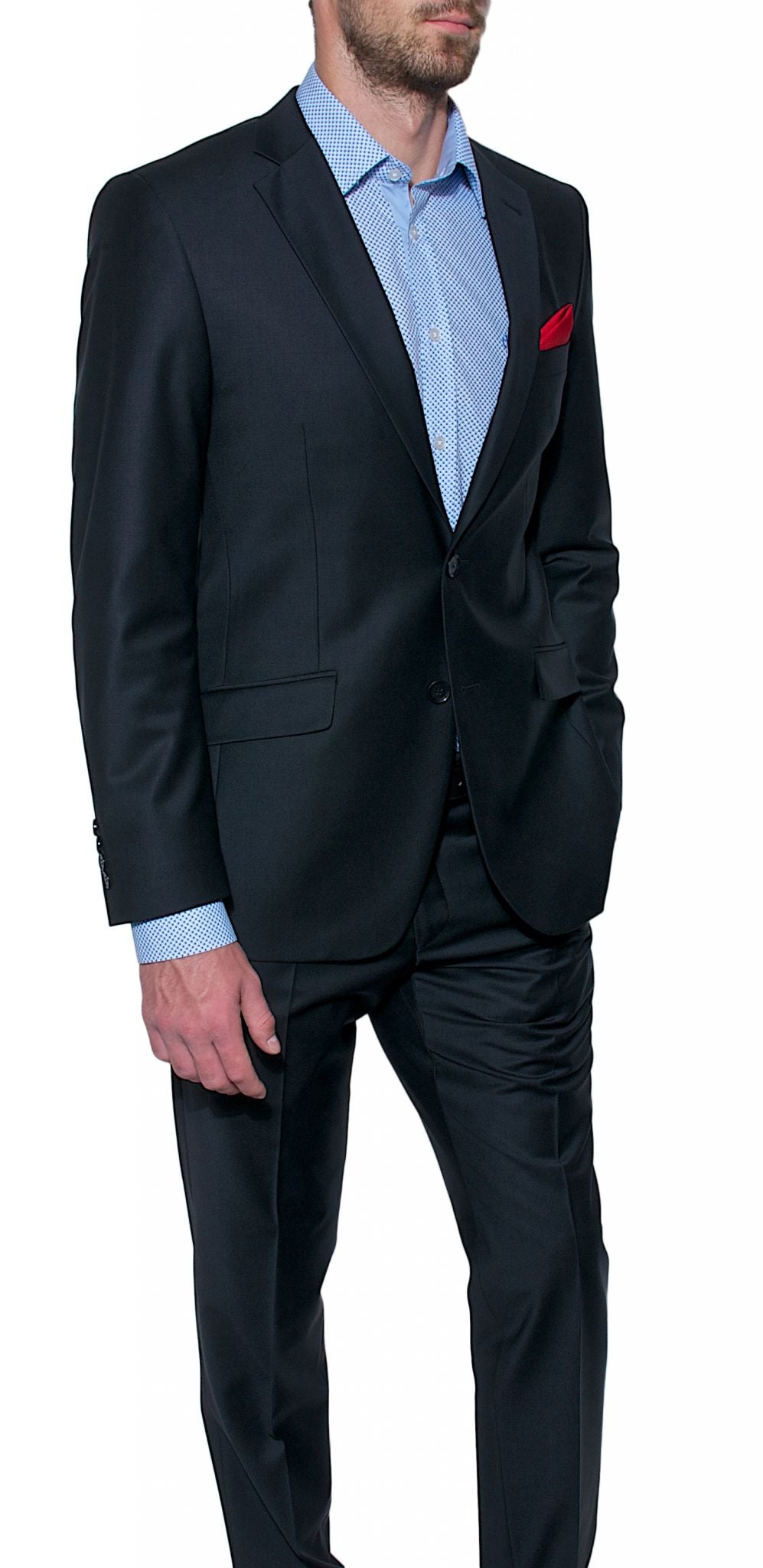 Čierny Slim Fit oblek