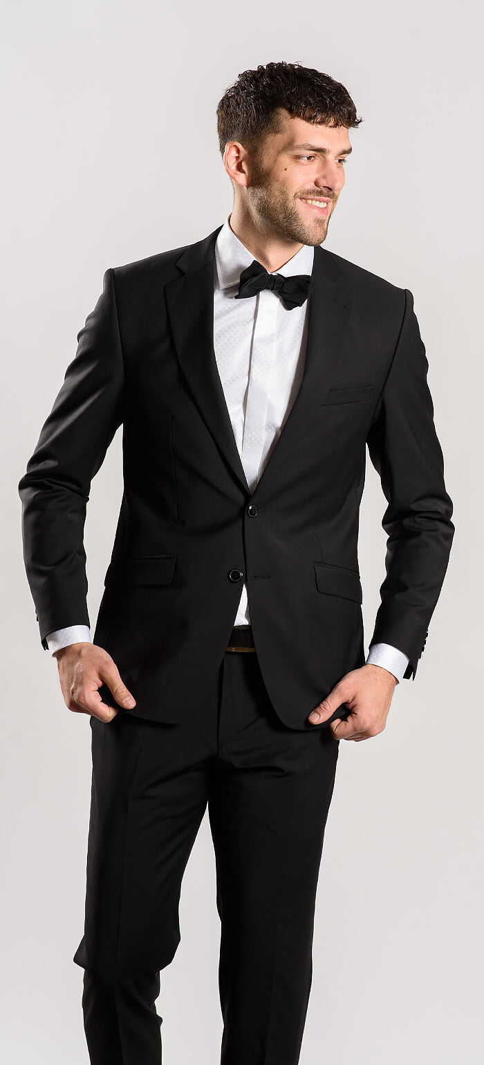 Čierny Slim Fit oblek