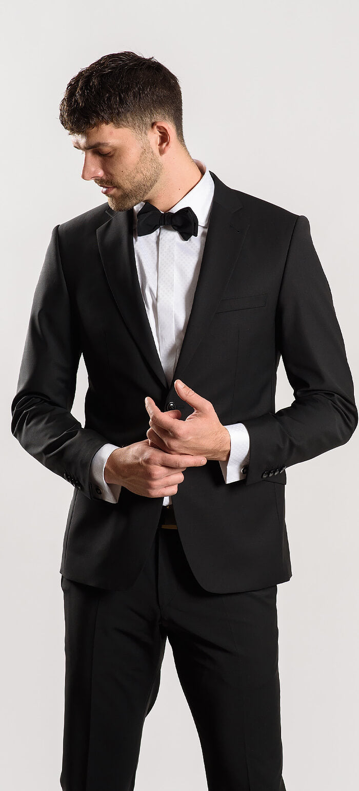 Čierny Slim Fit oblek