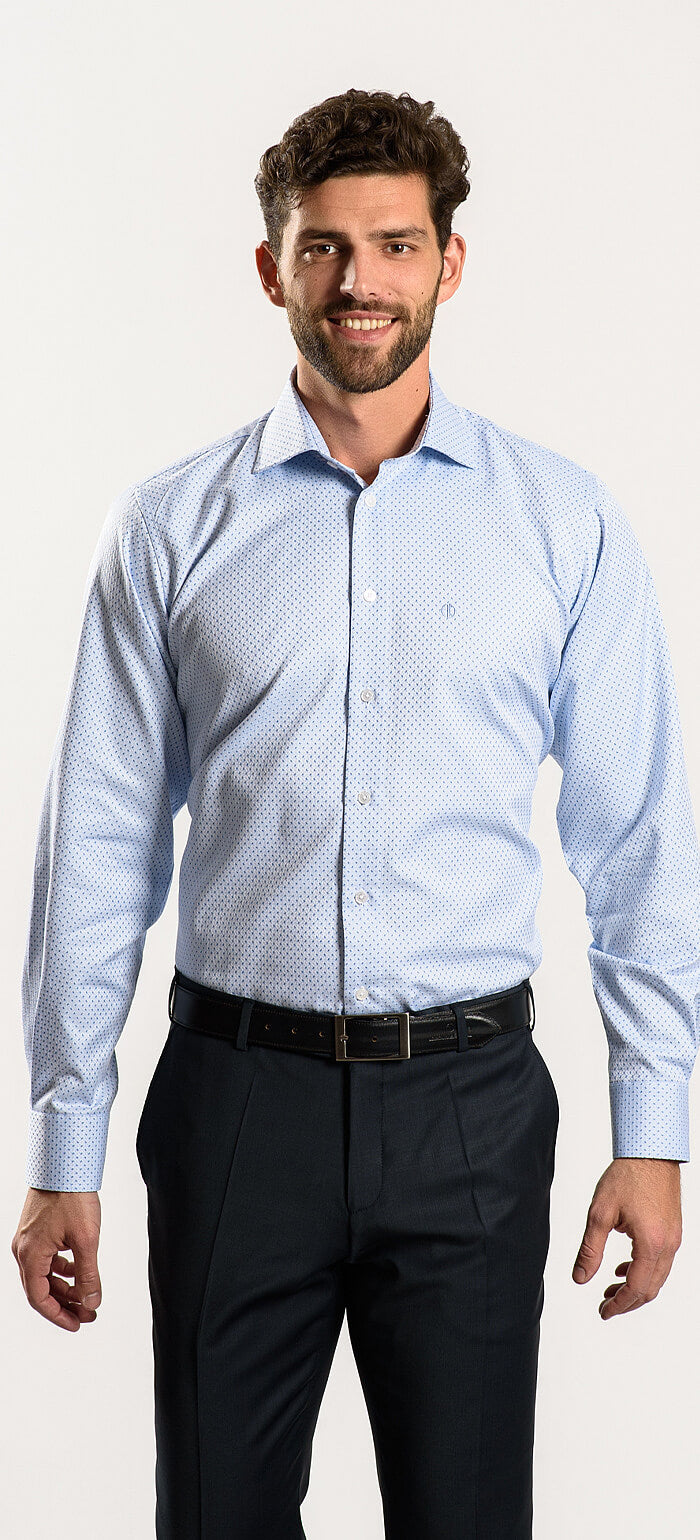 LIMITED EDITION Modrá Slim Fit košeľa