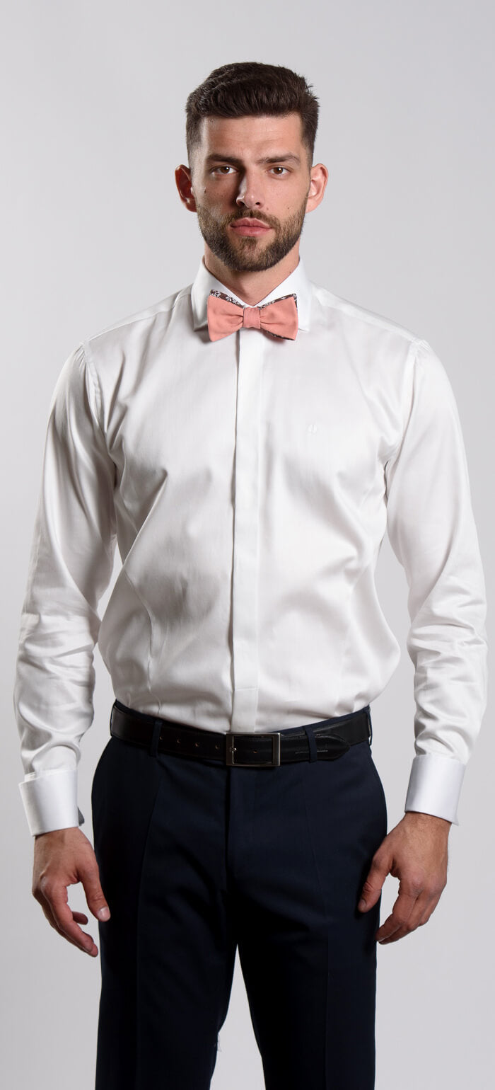 LIMITED EDITION spoločenská Slim Fit košeľa farby champagne