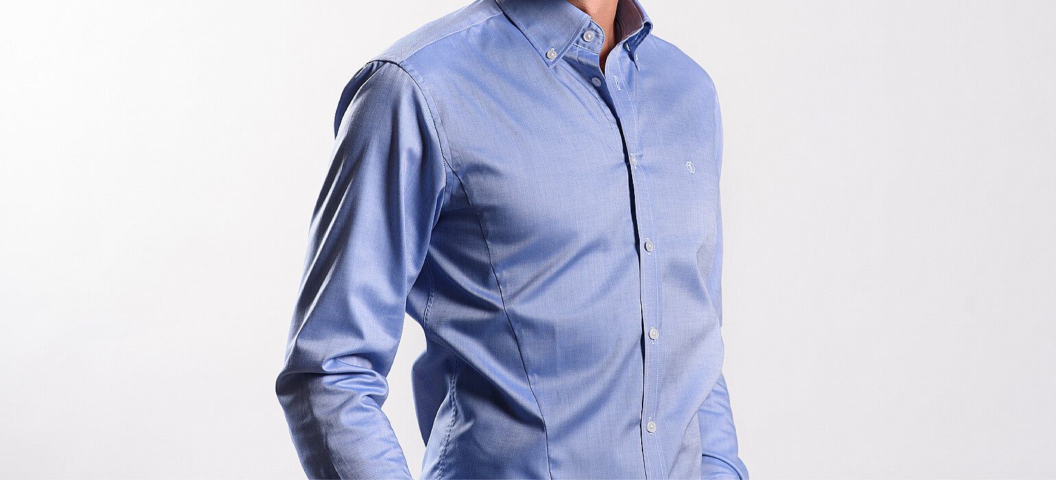 Modrá Extra Slim Fit košeľa