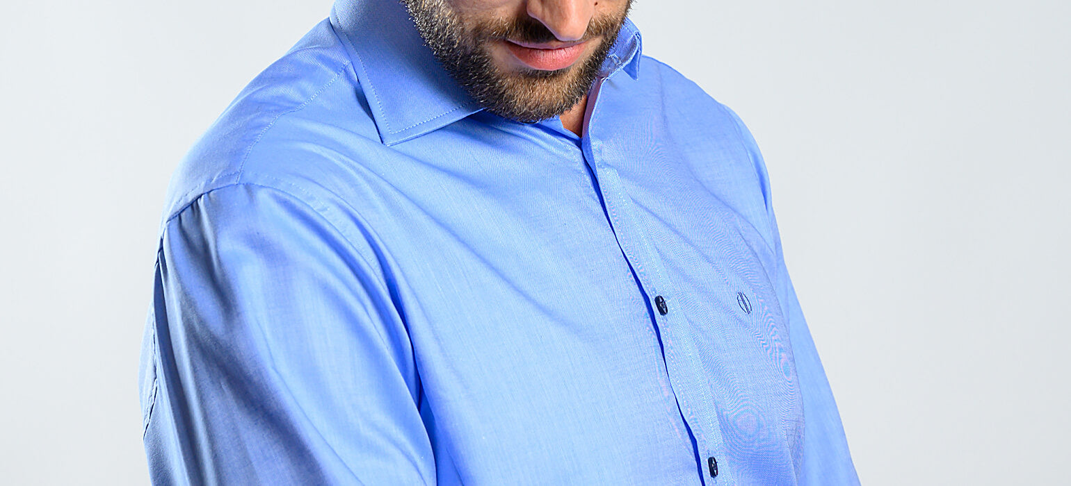 Modrá Extra Slim Fit košeľa