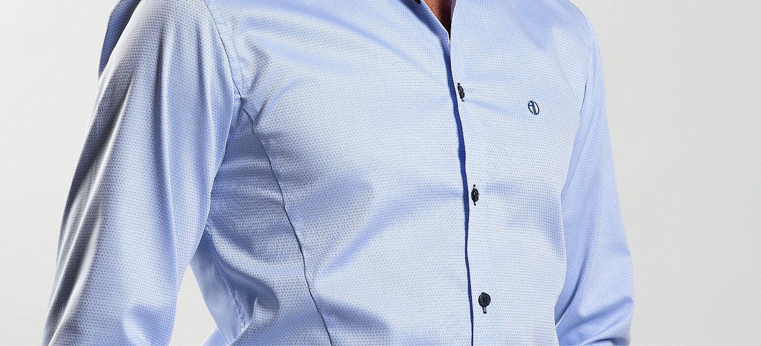 Modrá Extra Slim Fit košeľa