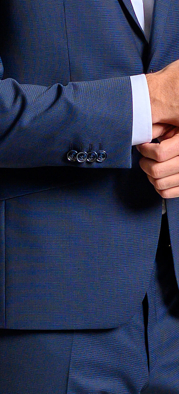 Modrý Slim Fit oblek