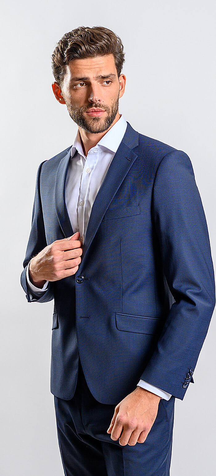 Modrý Slim Fit oblek